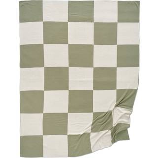 Classic Collection Square plaid 130x170 cm Tea-hvid