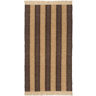 Ferm Living Ives Gulvtæppe 80x140 Tan/Chokolade