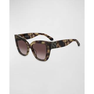 Kate Spade Bexley/G/S Asian Fit 086/3X 54 Solbriller Kvinder Tortoiseshell - Dark Brown Tortoise - 54mm