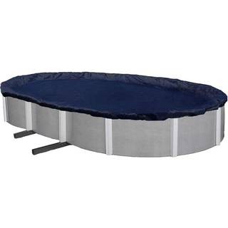 Winter Block Premium Winter Pool Cover til Ovelig oval pool 15 'x 24' ft. Overjordisk puljer vinterd?kning 8-?rs garanti inkluderer vinsj og kab