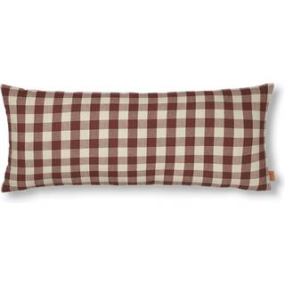 Bothy Check Cushion - Cinnamon/Grey Green