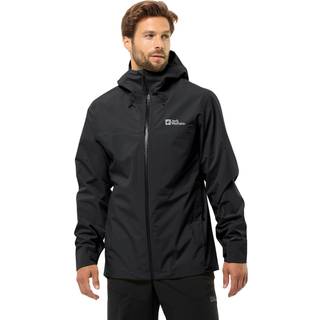 Jack Wolfskin Men's Highest Peak 3-Layer Jacket Black, M