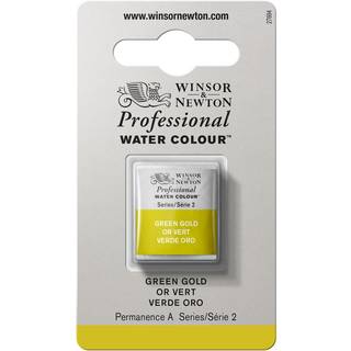 Winsor & Newton Professional akvarel halv pan gr?nt guld