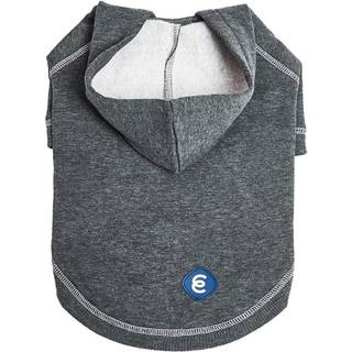 Blueberry Pet Essentials Bldt behageligt Bedre Basic bomuldsblanding Hunde-httetrje Sweatshirt i koksgr Ryglngde 12 Pakke med 1 jakke til hu