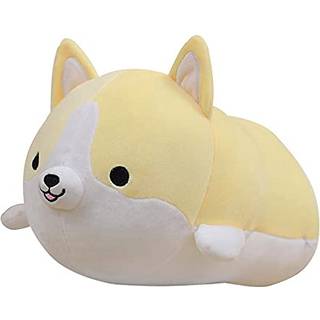 sofipal Corgi Hundeplyspude Sd Shiba Inu Corgi Butt Fyldt Dyrelegetj Gaver til seng Valentine Brn Fdselsdag Jul (Gul 17,3 tommer)