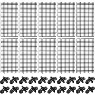 Opret id 10 stk. Akvarium skillevg Isolation Board Skillevg Rude Separator Sort Blandet avl for at holde forskellige fisk fra kampen 20 stk Su