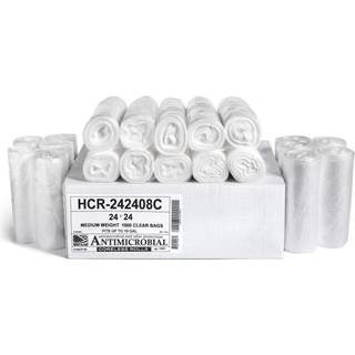 Aluf Plastics High Density Affaldsposer 10 Gallon 1000 Count 8 Micron (eq) 24"""" x 24"""" Klar til badevrelse Kontor Industriel Kommerciel Janitori