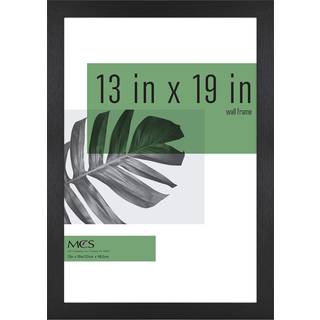 MCS Studio Gallery 13x19 Picture Frame Black Woodgrain Rectangle Photo Frame til fotosplakater og kunsttryk (1-pack)