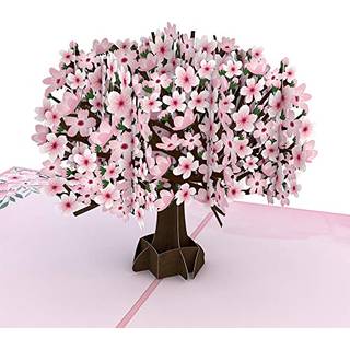 LovePop Happy Mother's Day Cherry Blossom Pop-Up Card 5 X 7 Gave til Mom 3D Flower Card til mor eller datter unikt lykønskningskort til mor