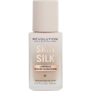 Makeup Revolution Skin Silk Serum Foundation Let foundation med lysnende effekt Skygge F7 23 ml - 23 ml