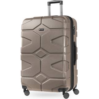 X-Kölln - Koffer Hartschale Gold matt, TSA, 76 cm, 107 Liter