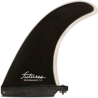 Futures Fins Single Performance 7.0 Fiberglass Us Finne - Uni - schwarz