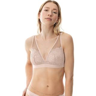 Mey Poetry Fame Triangle Bra With Lace - Beige - X-Large