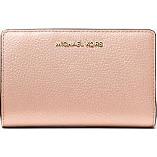 MK Medium Pebbled Leather Wallet - Pink - Michael Kors - ONE SIZE