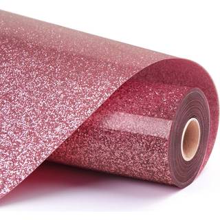LOKLIK - Heat Transfer Vinyl - 30.5cm x 90cm - Glitter Pink