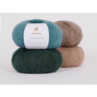 Premium Cassandra Garn, 022 Mørk Rav, 25 g