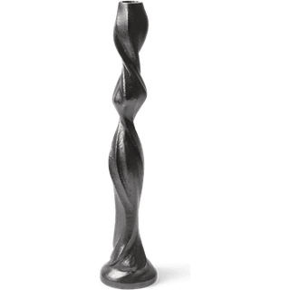 Ferm Living Gale lysestage 38 cm Blackened Aluminium
