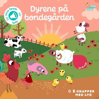 Forlaget Room2Play Pegebog med lyd- Dyrene på bondegården