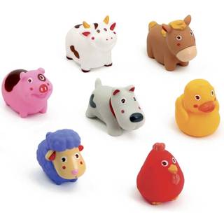 Lüdi Badedyr - Bondegårdsdyr - 7 stk.