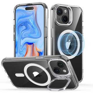 iPhone 15 ESR Classic Kickstand Halolock Bagside Cover - MagSafe Kompatibel - Gennemsigtig