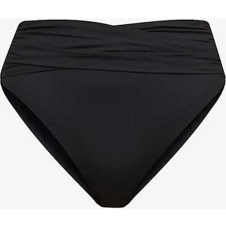 Seafolly Women's Collective High Waist Wrap Front Pant Bikini-trusser Damer størrelse 8 farve sort
