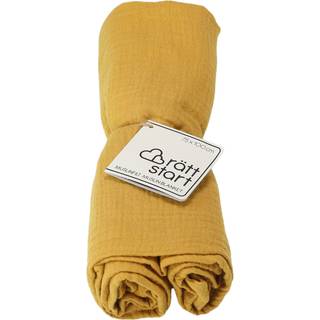 Rätt Start Muslin-tæppe gul