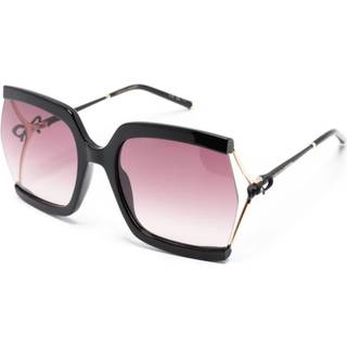 Carolina Herrera Kvinde HER 0216/G/S HK8/3X Solbriller Metal Sort Rød Firkantet Skygge