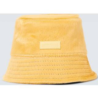 Jacquemus Le Bob Sperone calf hair bucket hat - yellow - XS/S