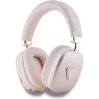 Guess 4G Bluetooth-hovedtelefoner med trekantlogo - Pink
