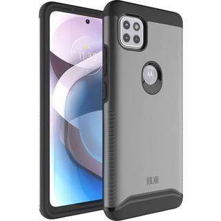 Tudia DualShield designet til Motorola One 5G Ace Telefonkasse 2021 [Merge] St?dbestandig milit?rklasse Dual Layer Tough Slim Heavy Duty Protecti