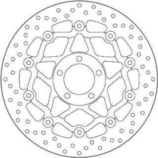 Brembo Bremseskiver Flydende Med Tgk