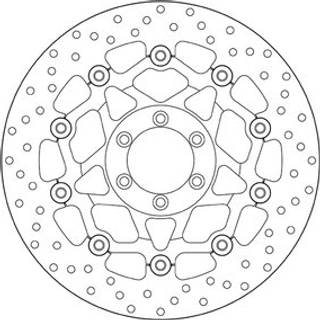 Brembo Bremseskiver Flydende Med Tgk