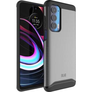 Tudia DualShield designet til Motorola Edge 5G UW Case/Moto Edge 2021 Sag [Merge] St?dbestandig milit?r klasse Slim Heavy Duty Tough Dual Layer P