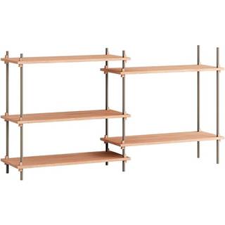 Moebe Reolsystem s.85.2.A - Oak/Warm-Grey