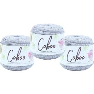 (3 pakke) Lion Brand Yarn Coboo Bambus garn sølv