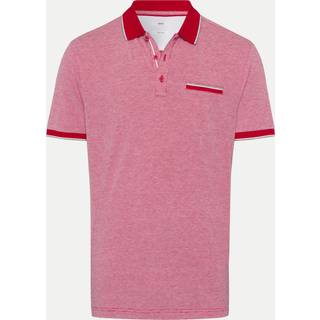 Brax Herren Polo-Shirt rot meliert