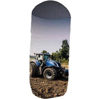 Børnesovepose - Med blå traktor - 70x140 cm - vandafvisende