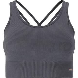 ATHLECIA Women's Aideny Seamless Rib Bra Sports-bh Damer størrelse S/M farve blå