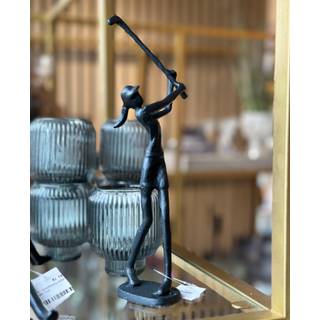 Metalfigur - golfspiller