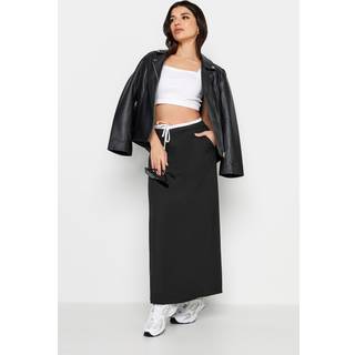PixieGirl Petite PixieGirl Petite Black Contrast Waist Skirt