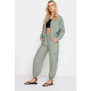 PixieGirl Petite Hør Cuffed Cargobukser38 L38