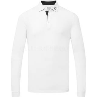 Callaway Polo Performance, langærmet, hvid
