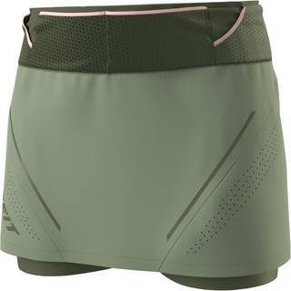 Dynafit Women's Ultra 2/1 Skirt Løbenederdel Damer størrelse S farve olivengrøn/grøn