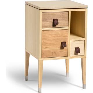 Mavis Abisko Bedside Table Tall Legs Veneer - Sengebord Mdf Træ - 1370FH