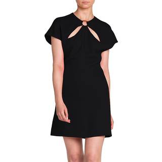 Stella McCartney Keyhole minidress - black - XXS