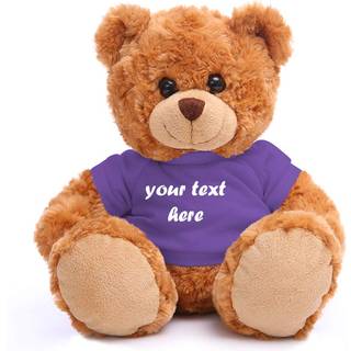 Plushland Teddy Bear 11 tommer udstoppet dyr personlig gave - Fantastisk gave til m?dre dag Valentine Day Graduation F?dselsdags jubil?um Get Wel
