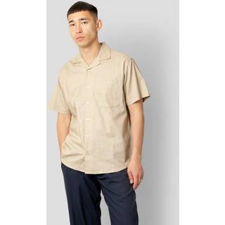 Clean Cut Cop Bowling Cotton Linen Shirt - M