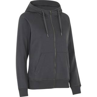 ID 0639 CORE hoodie zip dame Koks grå L