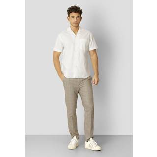 Clean Cut Cop Bowling Cotton Linen Shirt - S