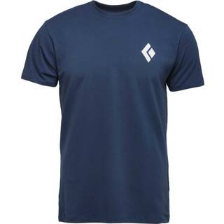Black Diamond S/S Equipment For Alpinist Tee T-shirt Herrer størrelse M farve blå